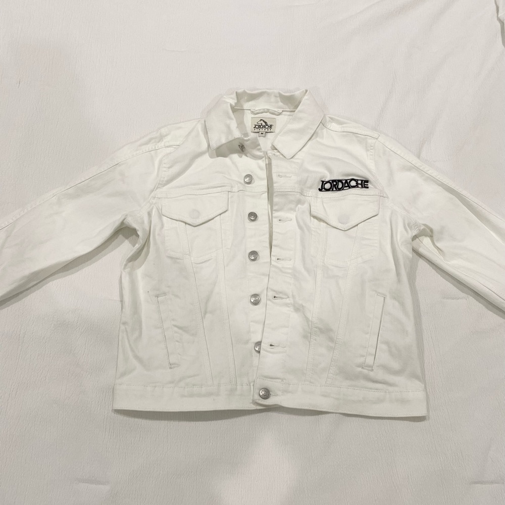 JORDACHE white jean jacket